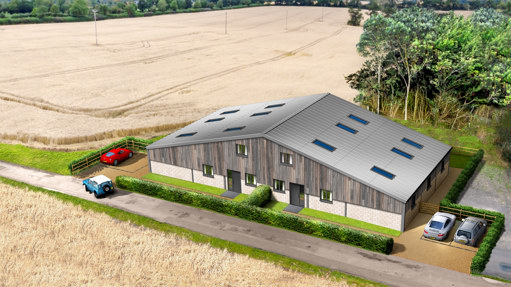 Image of College Farm Grain Store - Hillesdon - Proposed Visual - Rev B
